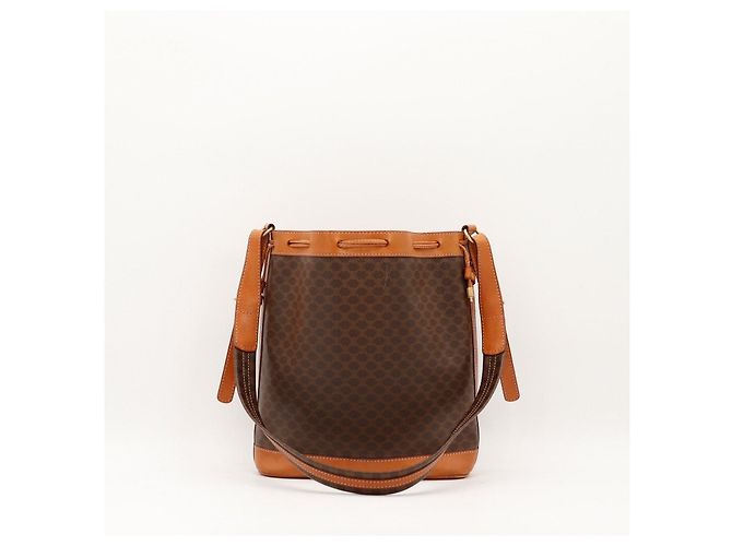 Céline Celine Macadam Beuteltasche Braun Monogramm - Ansicht 3