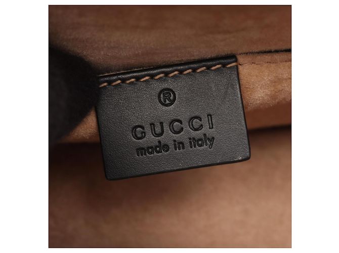 Borsa a Spalla Gucci Sylvie Web Line Nero Rosso Verde - Ansicht 4
