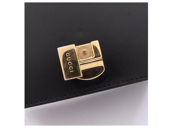 Borsa a Spalla Gucci Sylvie Web Line Nero Rosso Verde - Ansicht 7