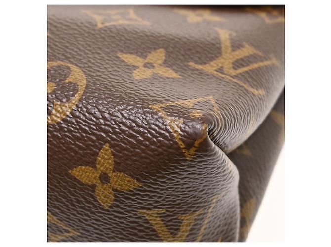 Louis Vuitton Saint Placide in tela Monogram e pelle Marrone - vista 7