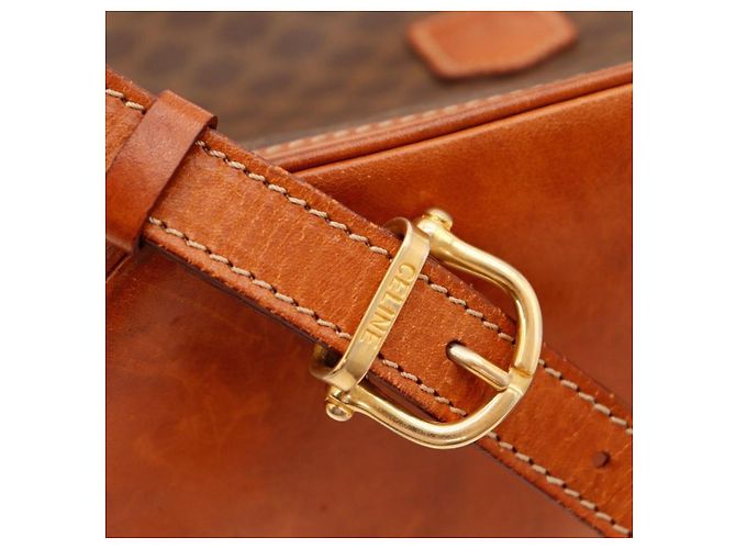 Céline Celine Macadam Monogram Beuteltasche Braun Monogramm - Ansicht 10