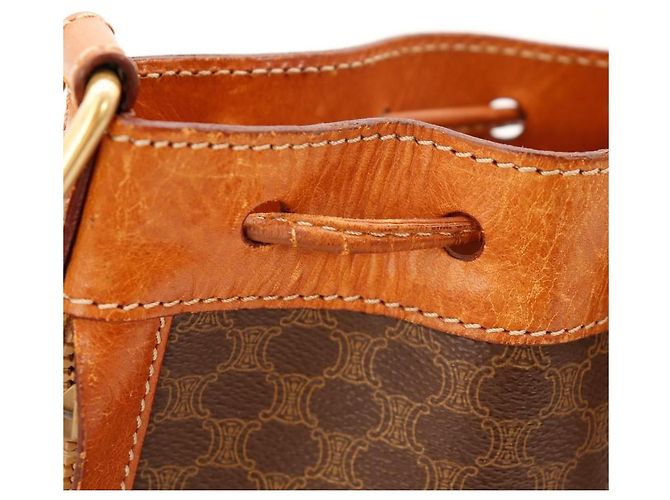 Céline Celine Macadam Monogram Beuteltasche Braun Monogramm - Ansicht 11
