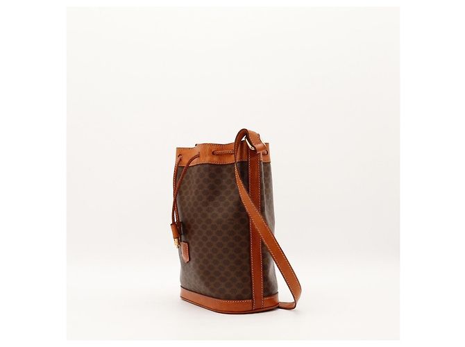 Céline Celine Macadam Monogram Beuteltasche Braun Monogramm - Ansicht 2