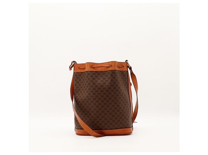 Céline Celine Macadam Monogram Beuteltasche Braun Monogramm - Ansicht 3