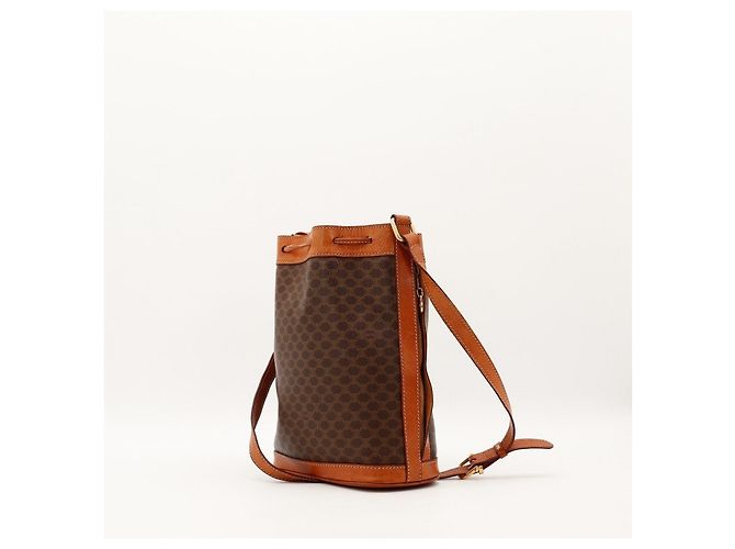 Céline Celine Macadam Monogram Beuteltasche Braun Monogramm - Ansicht 4