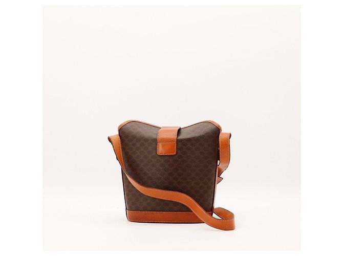 Céline Celine Sac Seau Monogram Macadam Marron Monogramme - vue 3