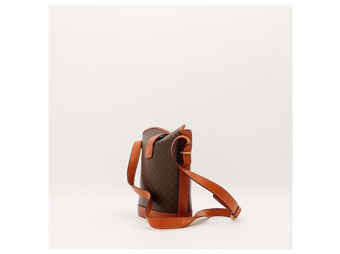 Céline Celine Sac Seau Monogram Macadam Marron Monogramme - vue 4