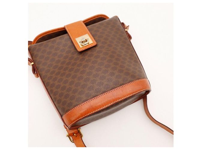 Céline Celine Sac Seau Monogram Macadam Marron Monogramme - vue 6