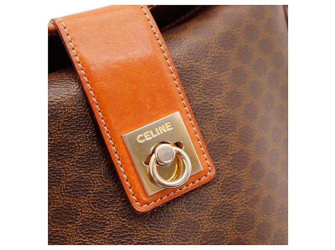 Céline Celine Sac Seau Monogram Macadam Marron Monogramme - vue 7