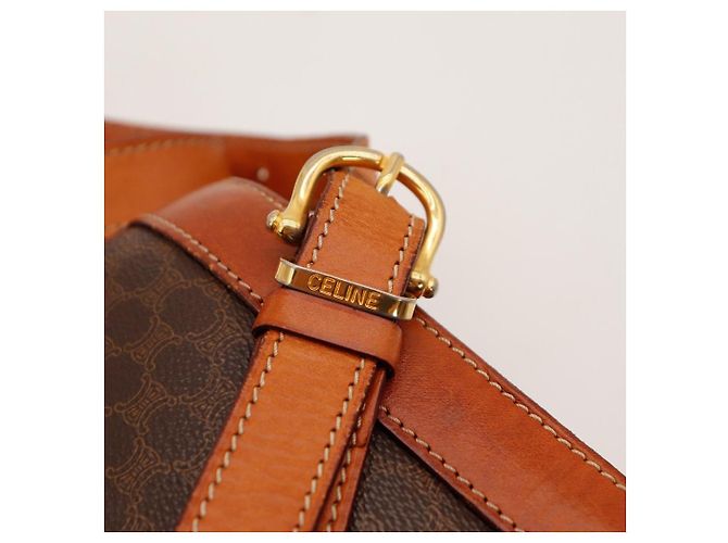 Céline Celine Sac Seau Monogram Macadam Marron Monogramme - vue 9