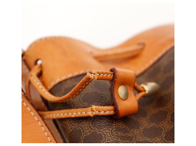 Céline Celine Macadam Monogram Beuteltasche Braun Monogramm - Ansicht 10