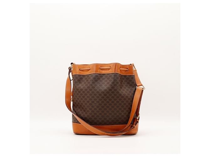 Céline Celine Macadam Monogram Beuteltasche Braun Monogramm - Ansicht 3
