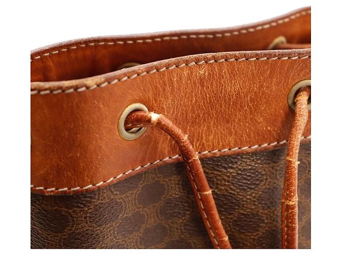 Céline Celine Macadam Monogramm Bucket Bag Braun - Ansicht 11