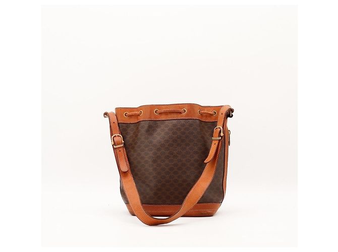 Céline Celine Macadam Monogramm Bucket Bag Braun - Ansicht 3