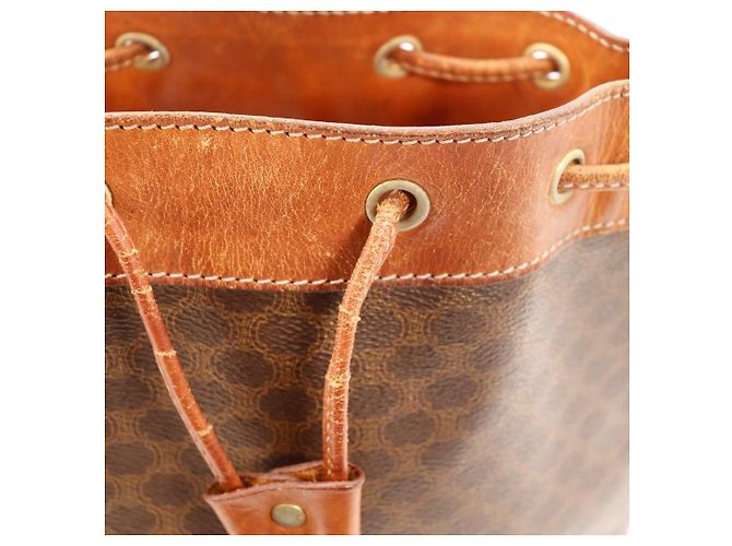 Céline Celine Macadam Monogramm Bucket Bag Braun - Ansicht 9