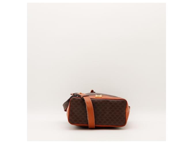Céline Borsa a secchiello Celine Macadam in tela monogram Marrone - vista 5