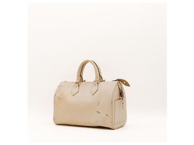 Louis Vuitton Speedy 30 Pelle Epi Beige - vista 2