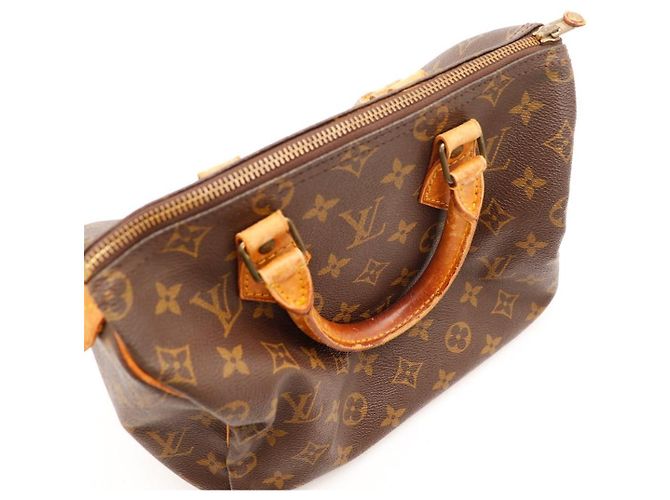Louis Vuitton Speedy 30 Monogram Canvas Marrone Monogramma - vista 11