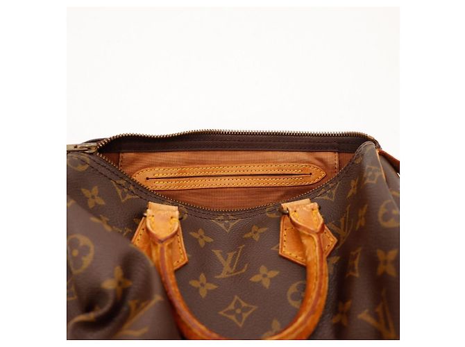 Louis Vuitton Speedy 30 Monogram Canvas Marrone Monogramma - vista 7