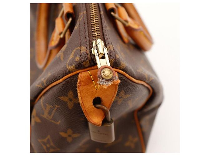 Louis Vuitton Speedy 30 Monogram Canvas Marrone Monogramma - vista 9