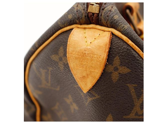 Louis Vuitton Speedy 25 Monogram Canvas Marrone Monogramma - vista 10