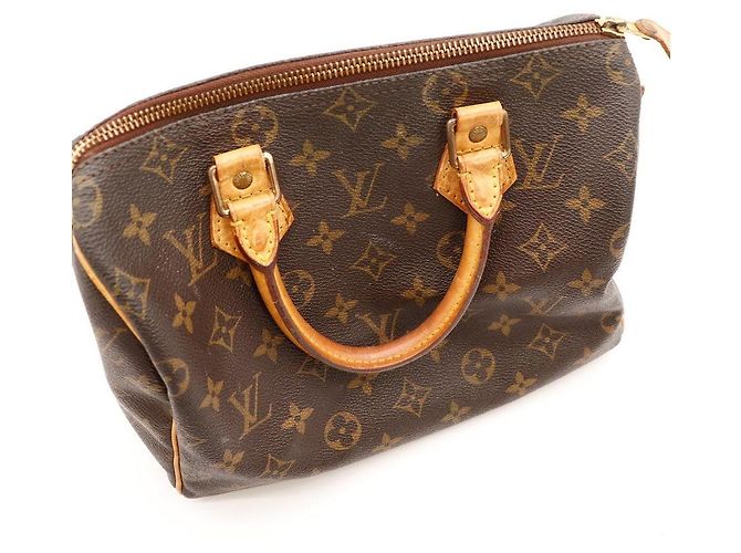 Louis Vuitton Speedy 25 Monogram Canvas Marrone Monogramma - vista 11