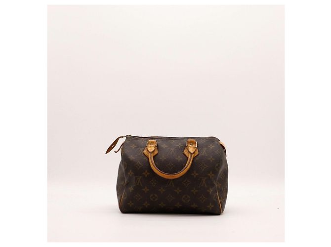 Louis Vuitton Speedy 25 Monogram Canvas Marrone Monogramma - vista 4