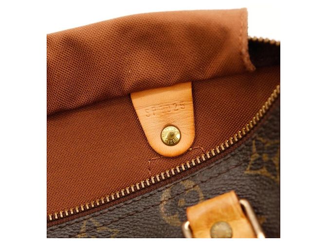 Louis Vuitton Speedy 25 Monogram Canvas Marrone Monogramma - vista 8