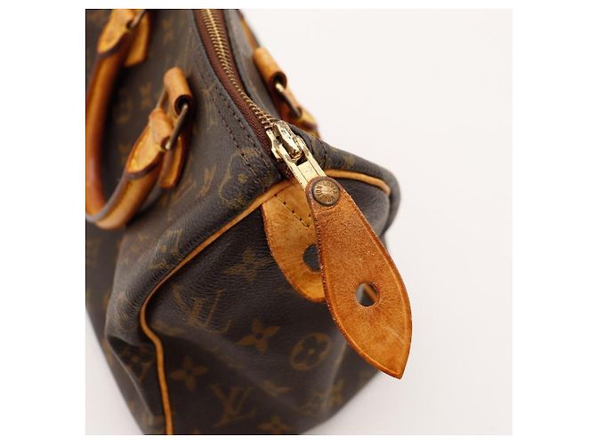 Louis Vuitton Speedy 25 Monogram Canvas Marrone Monogramma - vista 9