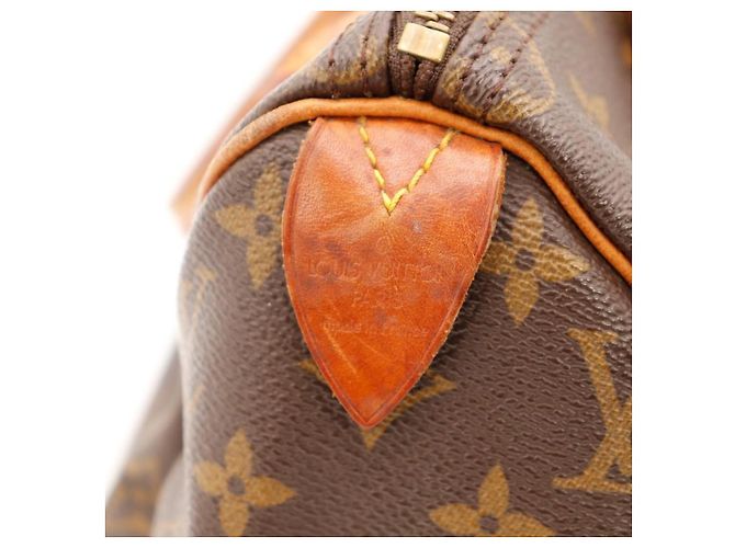 Louis Vuitton Speedy 30 Monogram Canvas Handtasche Braun - Ansicht 11