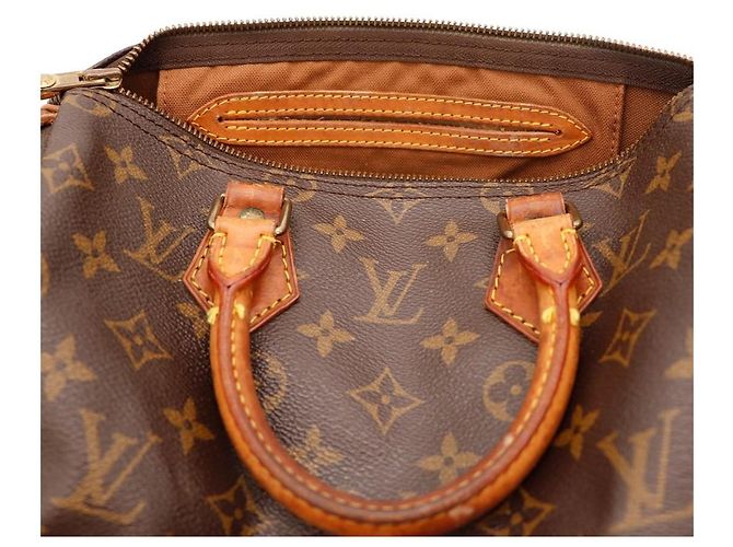 Louis Vuitton Speedy 30 Monogram Canvas Handtasche Braun - Ansicht 7