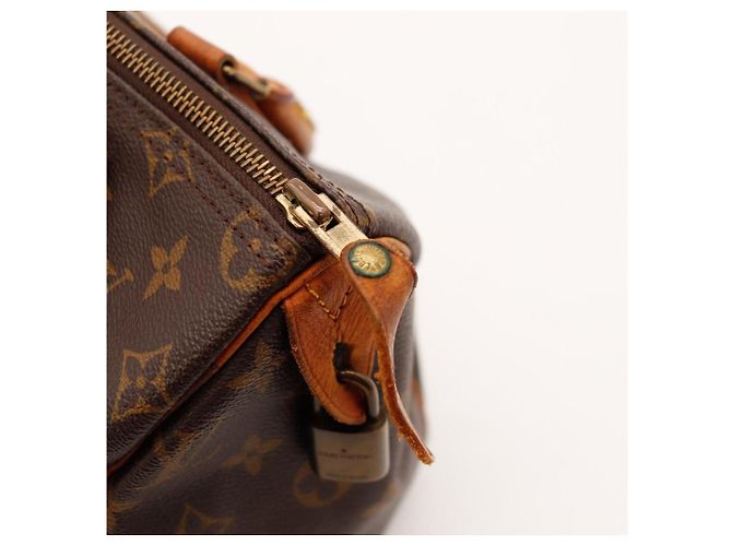Louis Vuitton Speedy 30 Monogram Canvas Handtasche Braun - Ansicht 9