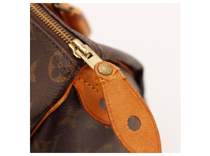 Louis Vuitton Speedy 30 Monogram Canvas Marrone Monogramma - vista 10
