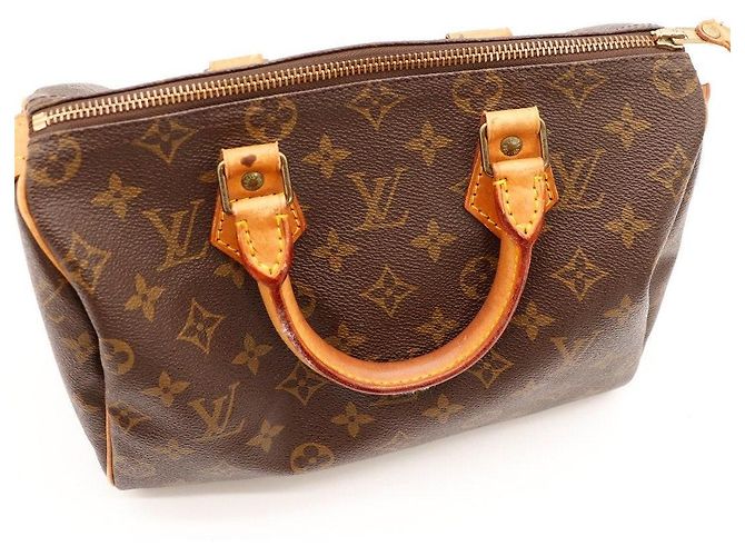Louis Vuitton Speedy 30 Monogram Canvas Marrone Monogramma - vista 12