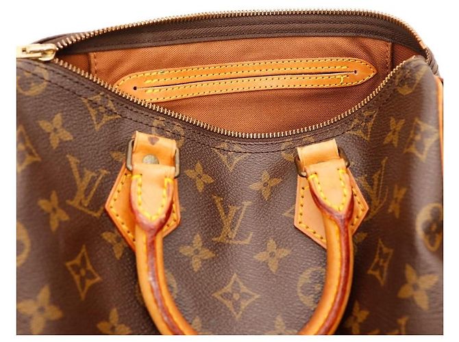 Louis Vuitton Speedy 30 Monogram Canvas Marrone Monogramma - vista 7