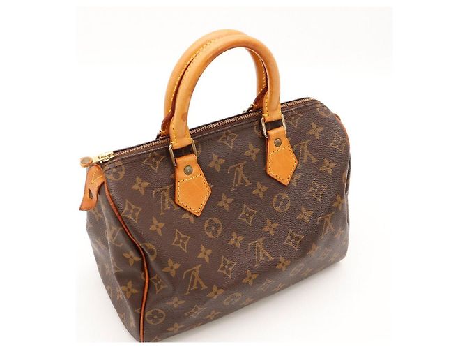 Louis Vuitton Speedy 25 Monogram Canvas Marrone Monogramma - vista 10