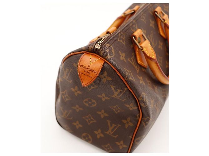 Louis Vuitton Speedy 25 Monogram Canvas Marrone Monogramma - vista 11