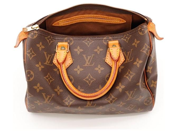 Louis Vuitton Speedy 25 Monogram Canvas Marrone Monogramma - vista 7