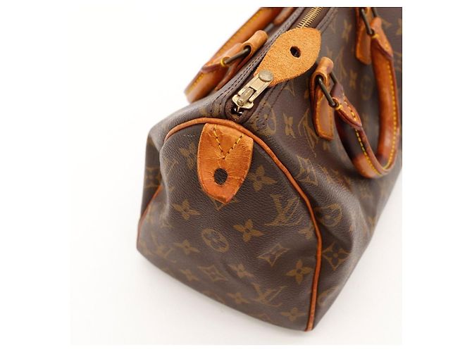 Louis Vuitton Speedy 25 Monogram Canvas Marrone Monogramma - vista 10