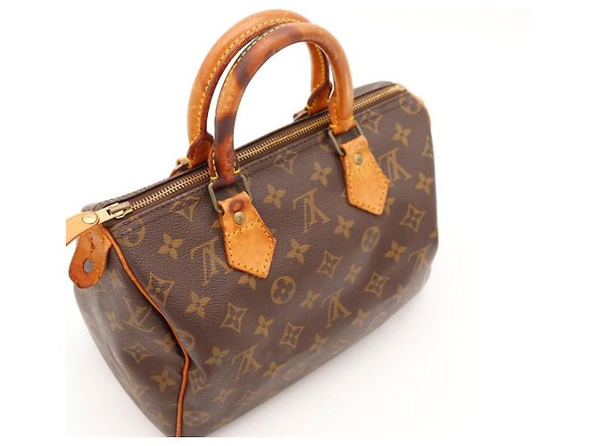 Louis Vuitton Speedy 25 Monogram Canvas Marrone Monogramma - vista 11