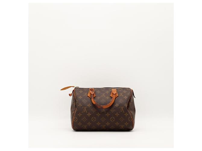 Louis Vuitton Speedy 25 Monogram Canvas Marrone Monogramma - vista 4