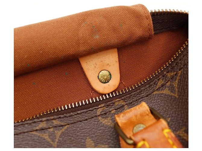 Louis Vuitton Speedy 25 Monogram Canvas Marrone Monogramma - vista 8