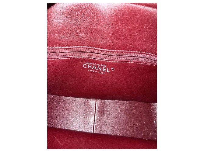 Borsa a tracolla Chanel in pelle nera trapuntata Nero - vista 9