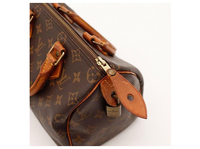 Louis Vuitton Speedy 30 Monogram Canvas Marrone Monogramma - vista 9