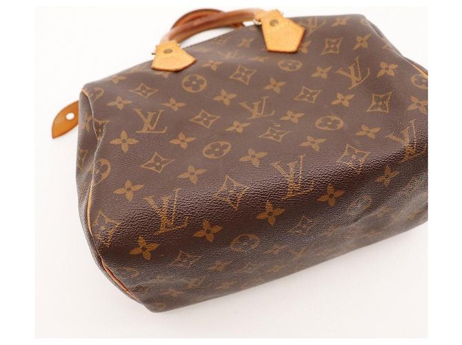 Louis Vuitton Speedy 30 Monogram Canvas Marrone Monogramma - vista 7