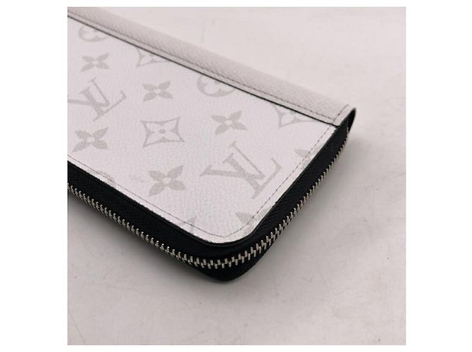Zippy Portafoglio lungo Louis Vuitton Monogram Eclipse Bianco - vista 3