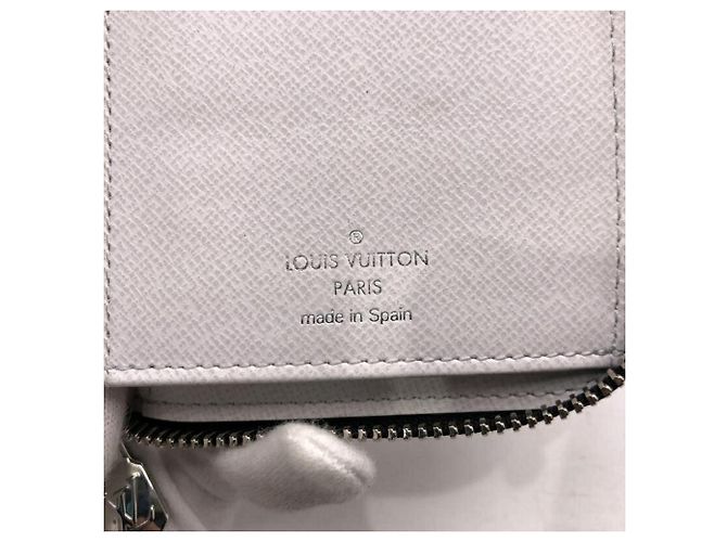 Zippy Portafoglio lungo Louis Vuitton Monogram Eclipse Bianco - vista 7