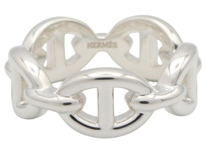 Hermès Hermes Chaine d'Ancre Enchainée Ring Silber - Ansicht 2