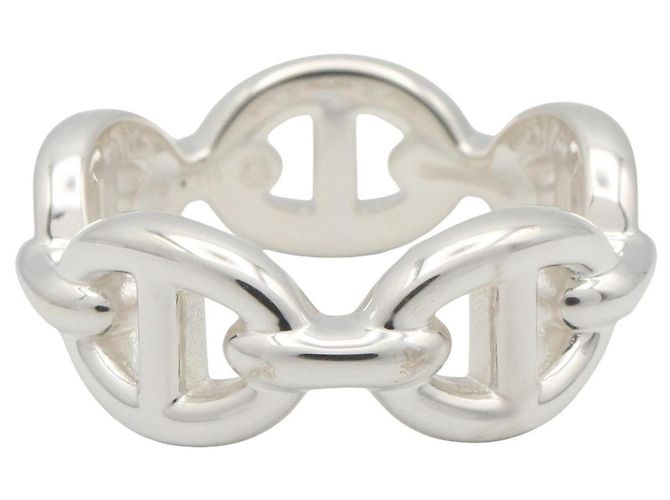 Hermès Hermes Chaine d'Ancre Enchainée Ring Silber - Ansicht 3
