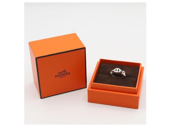 Hermès Hermes Chaine d'Ancre Enchainée Ring Silber - Ansicht 9
